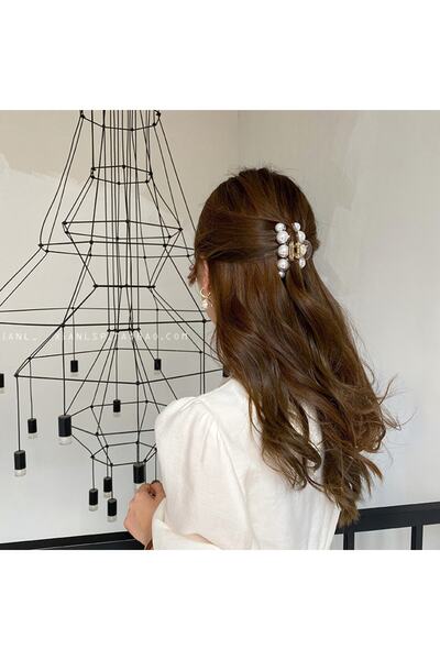 GÜLPEŞE Velika biserna prevelika kopča za kosu