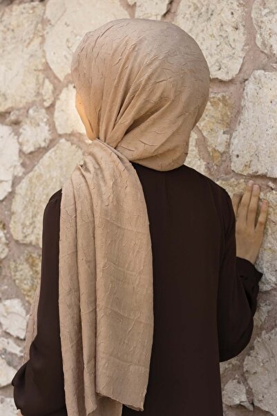 Genel Markalar Kadın Bambu Şal Bej Şık Kombınler İçin