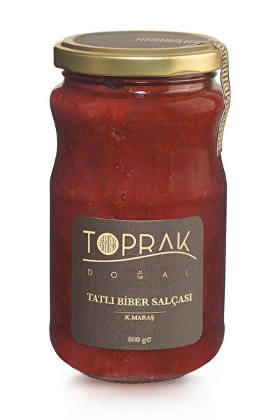 Toprak Doğal Tatlı Biber Salçası 800 G K.maraş - Ev Yapım Doğal Tatlı Biber S...