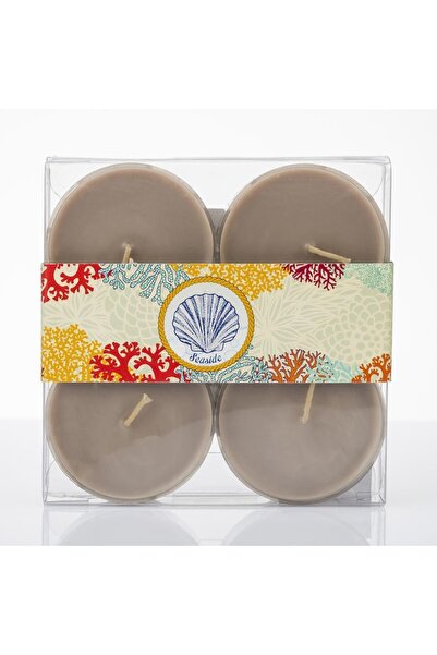 Missi Marin 4 Lü Karamel Maxı Tealıght Mum Seti