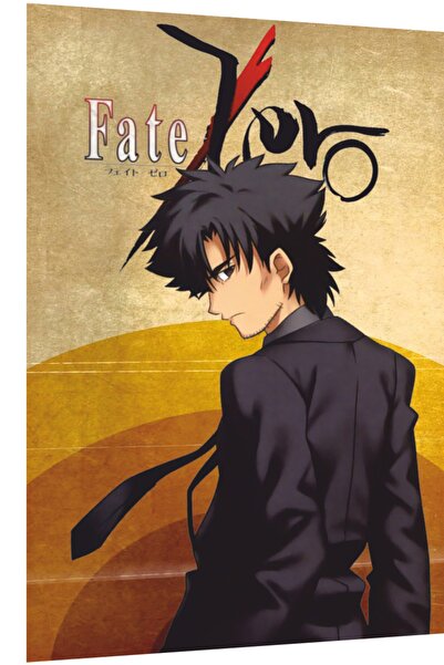 Hayat Poster Fate Zero Anime Kiritsugu Emiya Retro Drveni Poster