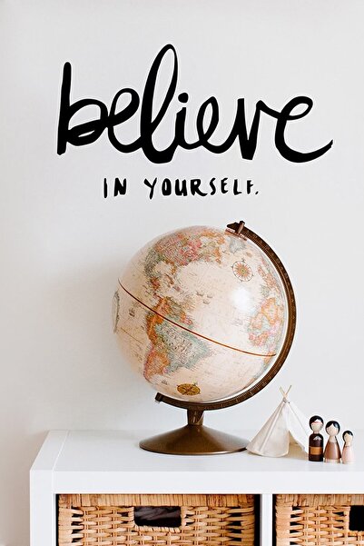 MIGNATIS Πιστέψτε στον εαυτό σας - Αυτοκόλλητο με κείμενο - Διακόσμηση τοίχου...