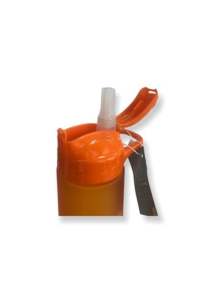 Gıpta 600ml Unbeaten Tritan Flask with Straw - Orange