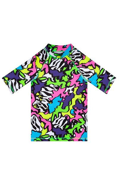 SLIPSTOP Tricou Picasa Jr cu uscare rapidă pentru piscină de mare cu protecție UV