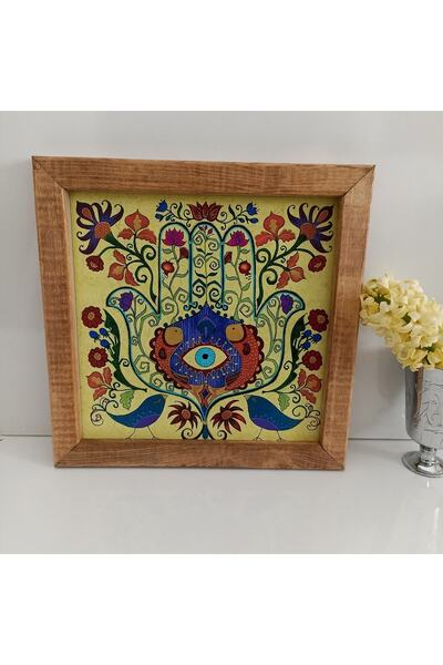 Kuşlu Bereket Eye Decor Panel