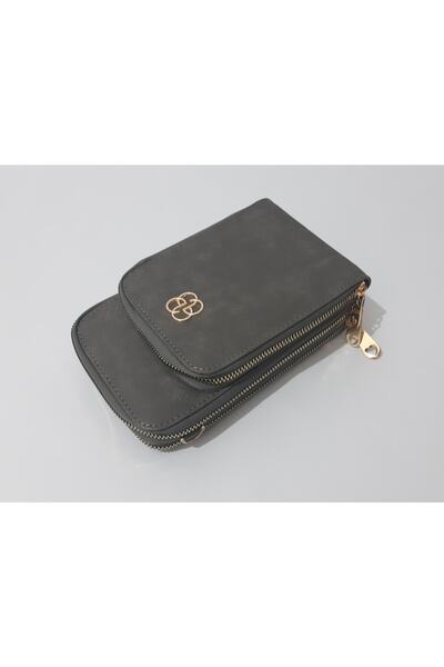 renkli çiçekler Жіночий гаманець з 3 відділеннями, сумка для телефону, гамане...