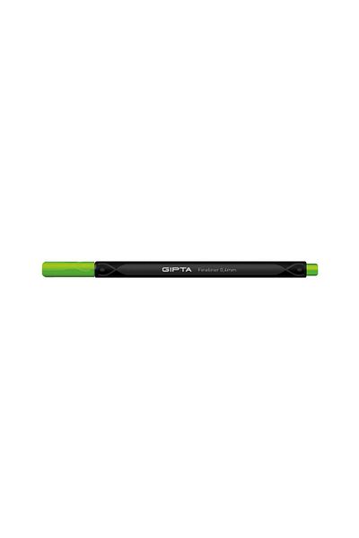 Gıpta Fineliner Pen 0.4 mm Cardboard Box Triangle Green