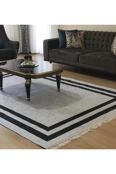 ALLGELSİN Yıkanabilir Kaymaz Tabanlı Halı Yolluk Modelleri İnce Koridor Oturm...