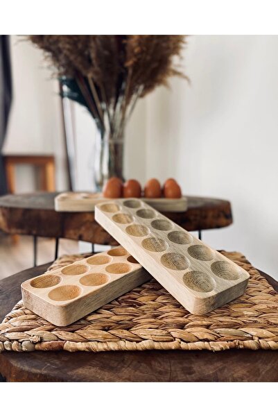 zeyvedesign Ahşap 12li Yumurtalık