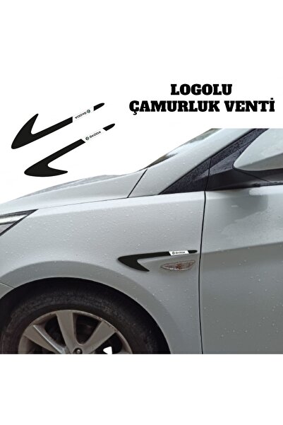 Genel Markalar Skoda Superb Çamurluk Venti Parlak Siyah (logolu)