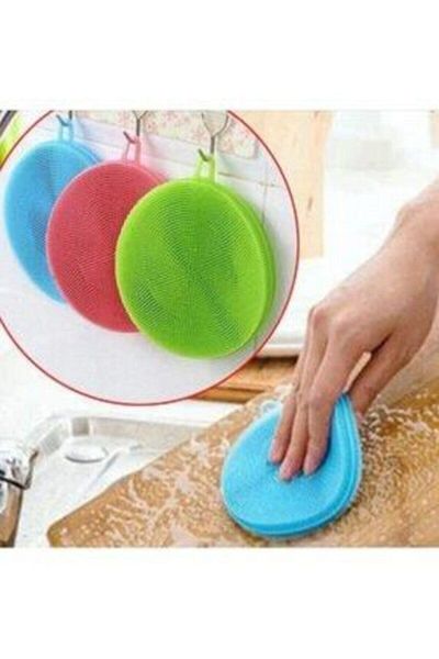Özasya AVM Silicone Dishwashing Brush - Non-Spill (2 Pieces)