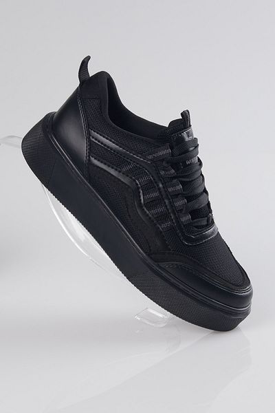 Tonny Black Sneaker - Schwarz - Flacher Absatz