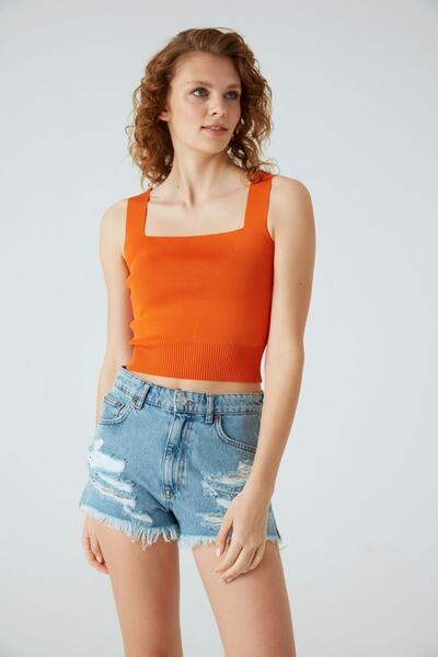 JOIN US Crop Top με τετράγωνο λαιμό