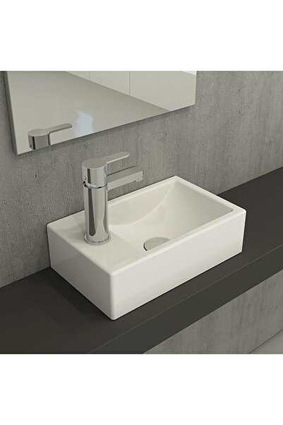 Hafele Molly Iı Banyo Lavabosu, 370x220mm,sol, Parlak Beyaz Renk