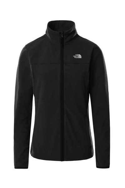 THE NORTH FACE Women's Black and Gray Fleece with Full Zipper - Homesafe