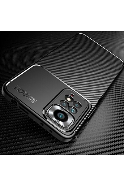 m.tk moveteck Xiaomi Redmi Note 11 Pro 5g Global Uyumlu Tam Koruyucu Karbon K...