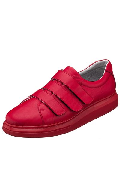 İriadam Gg3313 Red Double Layer Thermo Base Top Quality Extra Comfortable Fit Vip Leather Large Size Men's Spo