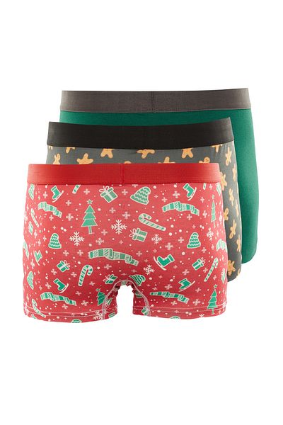 Trendyol Collection Σετ 3 Color Plain Mix Boxers - TMNAW22BX0040