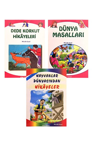 Uysal Yayınevi Dede Korkut Hikayeleri-dünya Masalları-hayvanlar Dünyasından H...