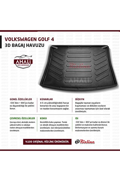 Rizline Volkswagen Golf 4 3d Bagaj Havuzu+araç Kokusu