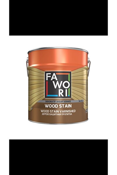 Fawori Wood Stain Dekoratif Ahşap Verniği - ( Vernikli Ahşap Koruyucu ) Sarı ...