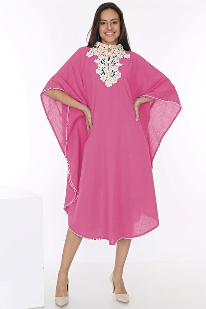 Ersperto Αυθεντικό φόρεμα με δαντέλα στο λαιμό