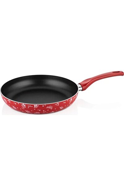 papilla Lotus 26 cm Maxi Tava Kırmızı Kış Desenli