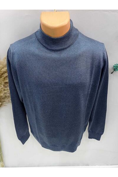 Sel Tekstil سترة تريكو رجالية نصف حشوة خالية من الحشو