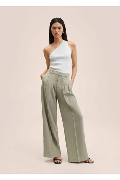 MANGO Woman Top asimetric cu noduri