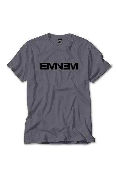 Z zepplin Eminem Text Grey T-Shirt