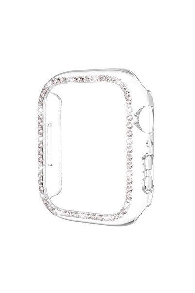 Nezih Case Watch Seri 2/3/4/5/6/se  38mm Uyumlu Sawarovski Taşlı Darbe Önleyi...