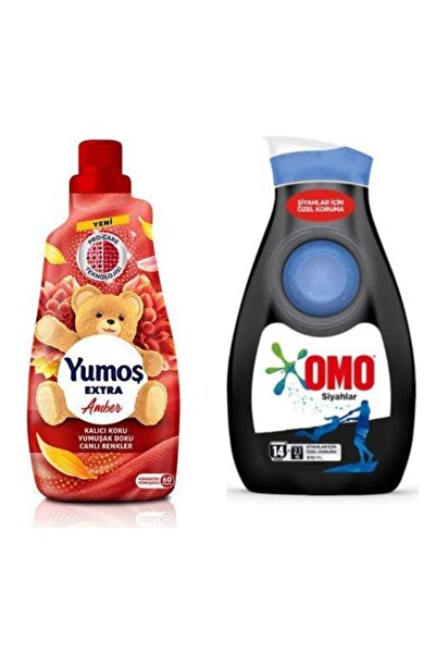 Yumoş Amber 1440 Ml + Omo Sıvı Deterjan 910 Ml