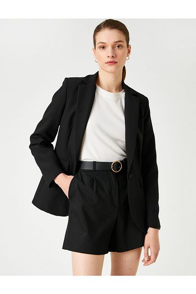 Koton Jachetă cu un singur nasture cu buzunar