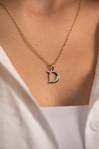 YAVUZ KUYUMCULUK 14 Ayar Altın Forse Zincir Harf Kolye