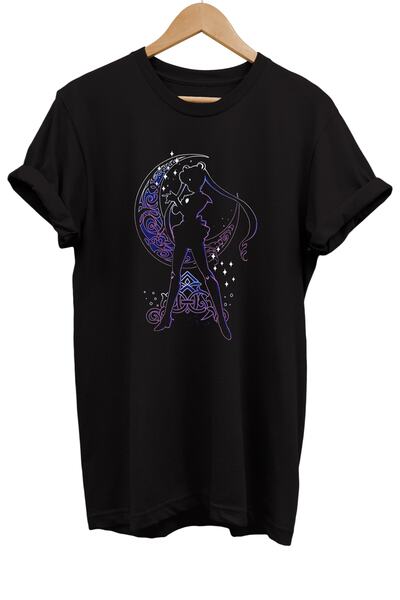 remonz Μπλουζάκι Sailor Moon με στάμπα 100% βαμβακερό μπλουζάκι μεγάλου μεγέθους