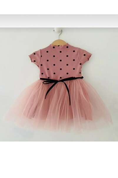 QUESHMA فستان بولكا دوت توتو