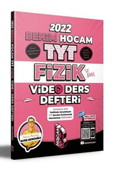 Benim Hocam Yayınları 2022 Tyt Fizik Video Ders Defteri