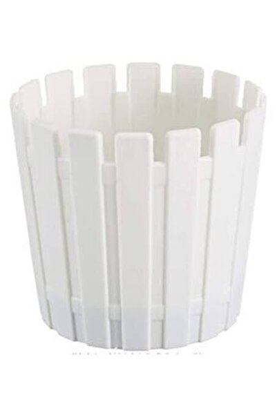 seazde Akasya 17 Cm Saksı 16.5cmx15cm 2 Litre Beyaz