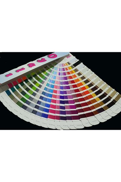 ATMACA TUHAFİYE Embroidered Faux Silk Color Chart
