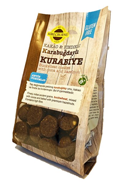 KİREÇBURNU FIRINI Kakao & Fındıklı Karabuğdaylı Kurabiye (GLUTENSİZ) 180 G X 2 Paket