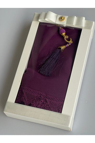 Markapolin Chiffon Shawl Lace Mevlid Cover