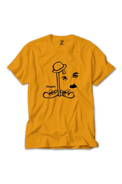 Z zepplin Μπλουζάκι Yellow Hat - Charlie Chaplin