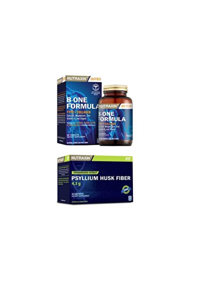 Nutraxin B-one Formula 90 Tablet + Psyllium Husk Fiber 30 Saşe