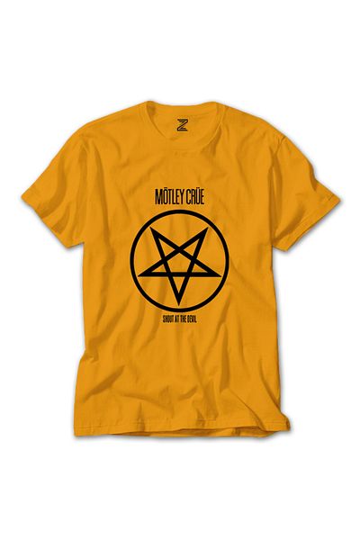 Z zepplin Mötley Crüe - Κίτρινο T-Shirt 'Shout At The Devil'