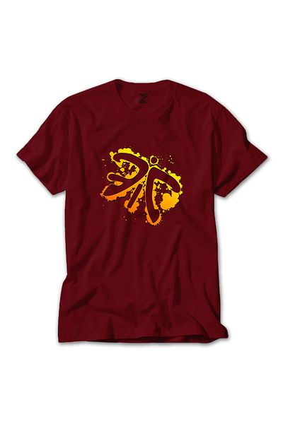 Z zepplin Κόκκινο T-shirt Fnatic Paint Splash