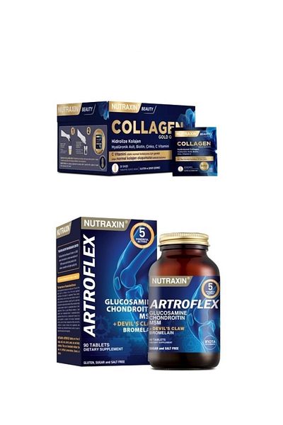 Nutraxin Collagen 30 Sachet 10000 Mg + Artroflex 90 Tablets
