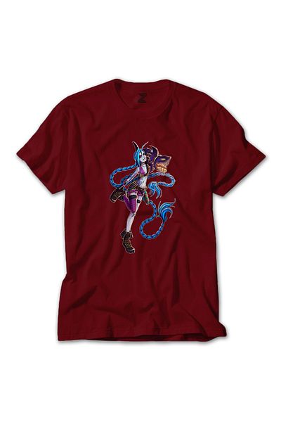 Z zepplin Jinx Crazy Red T-Shirt