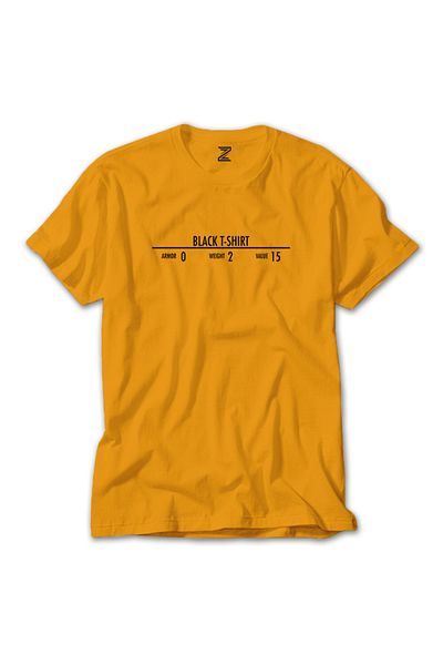 Z zepplin Μπλουζάκι Skyrim Κίτρινο T-shirt