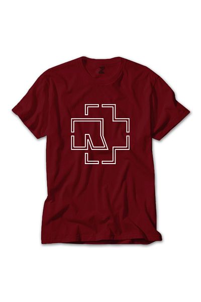 Z zepplin Κόκκινο T-shirt Rammstein Outline