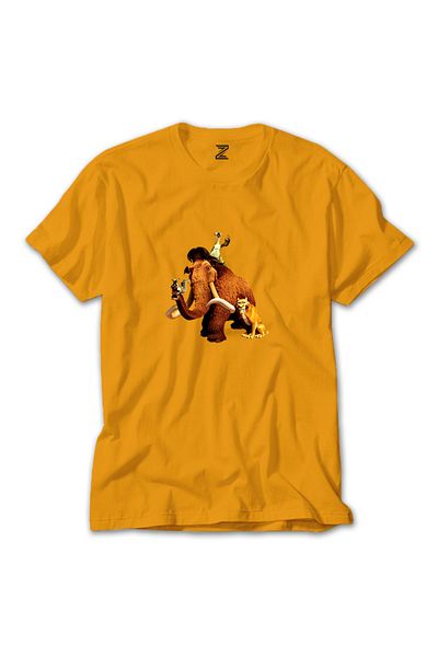 Z zepplin Κίτρινο T-shirt Manny Ice Age Team